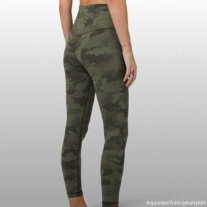 Camo Lululemon Wunder Under Leggings